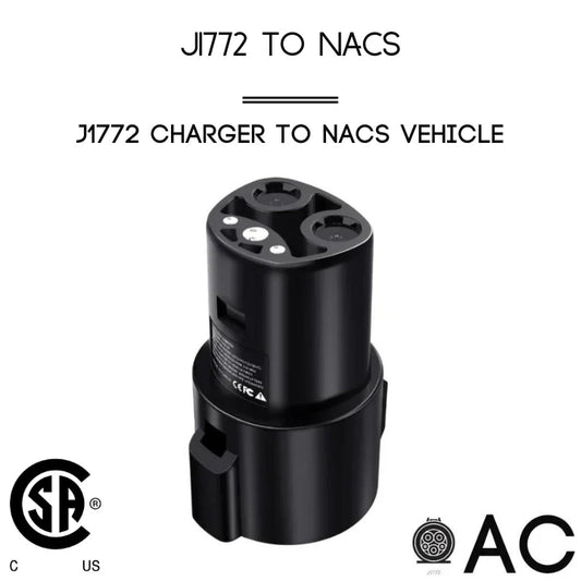 J1772 to NACS  | AC Adapter | CSA CERTIFIED