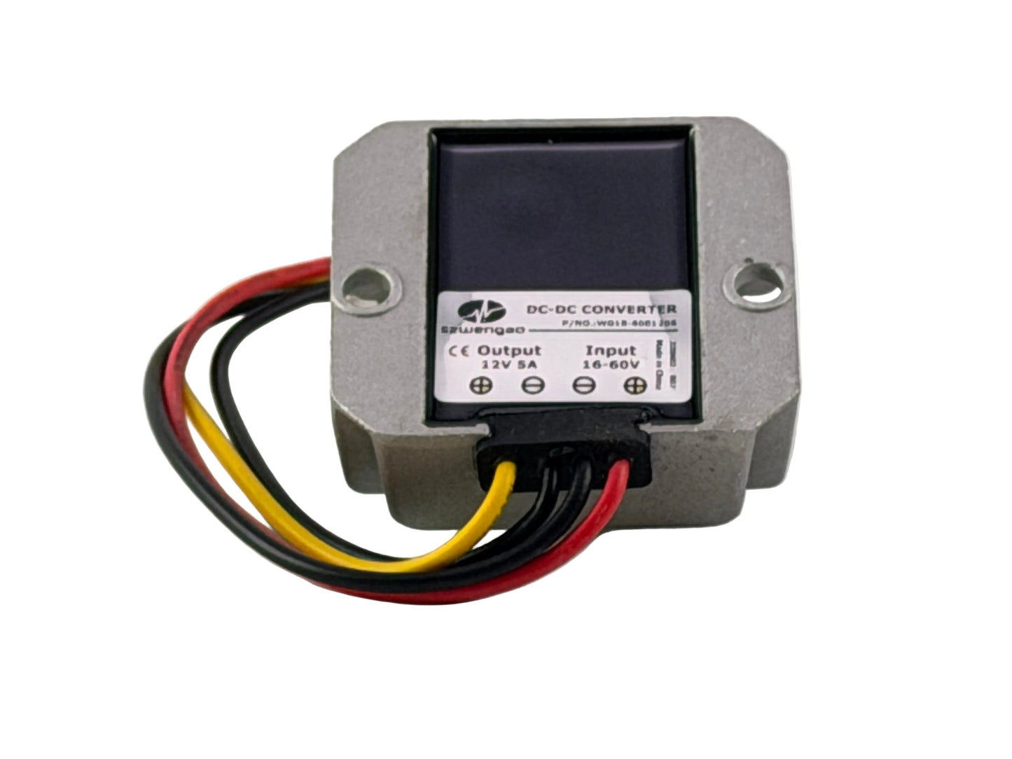 Wide-range 16-60vdc 12vdc DC-DC Converter 60W