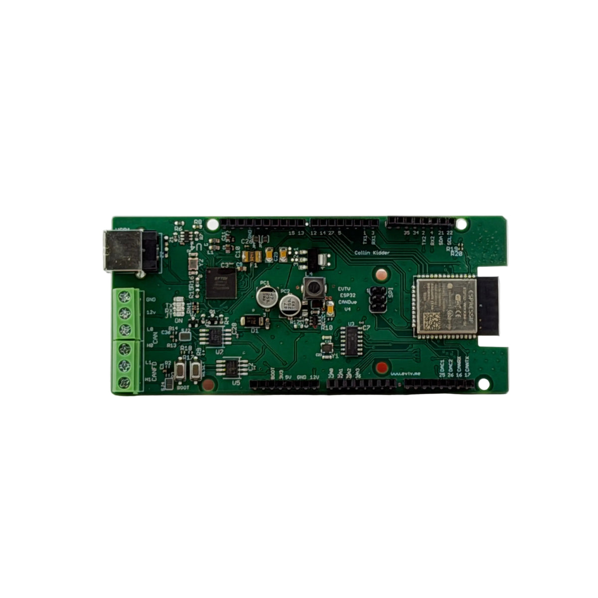 EVTV ESP32 CANDue Board
