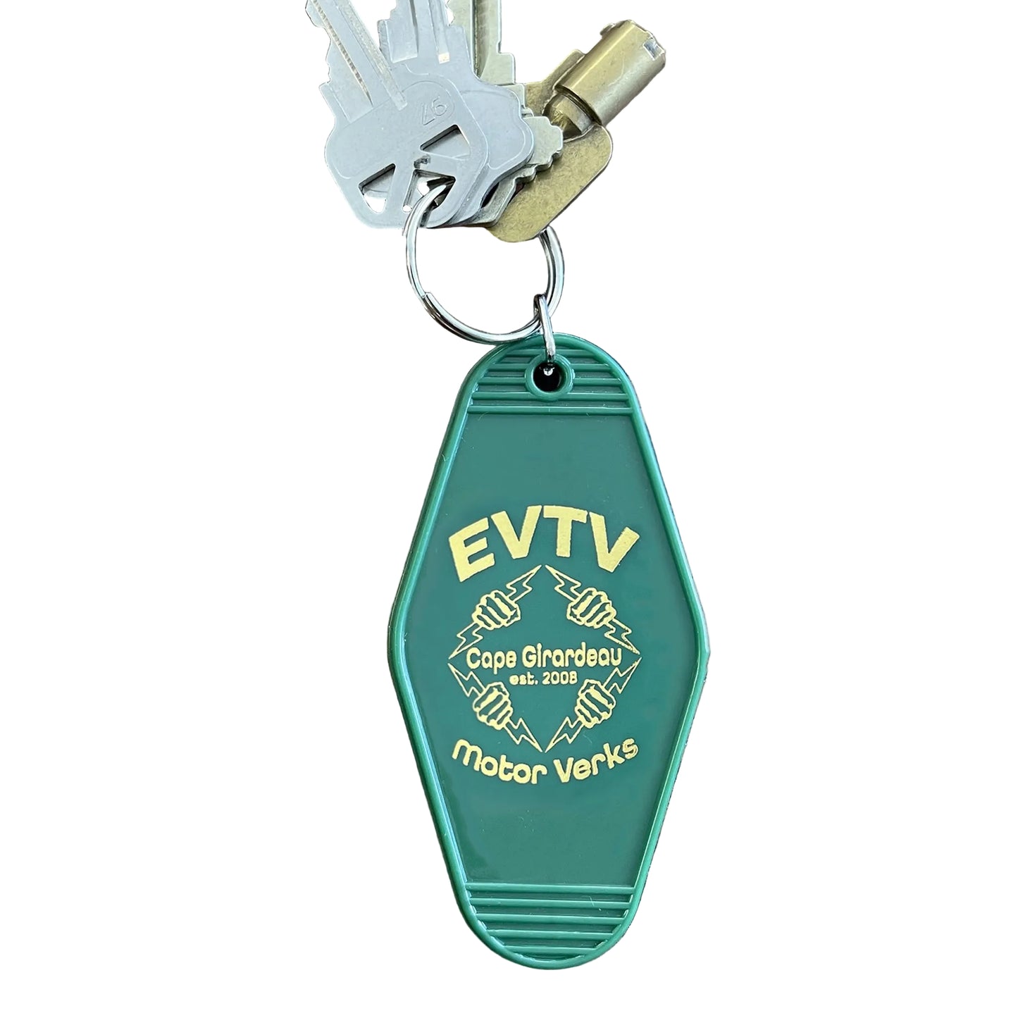 EVTV "Motel Life" Retro Keychain