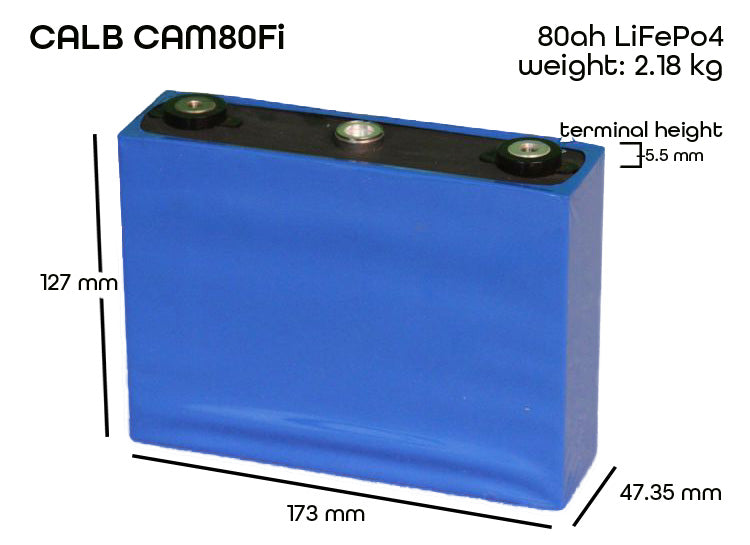 CALB CAM80FI LiFePo4 Cell