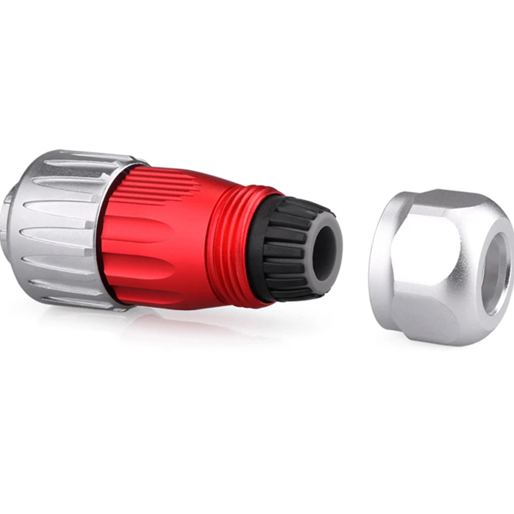2 Pin 12v Power Connector Male Plug Waterproof Outdoor IP67 Metal Case