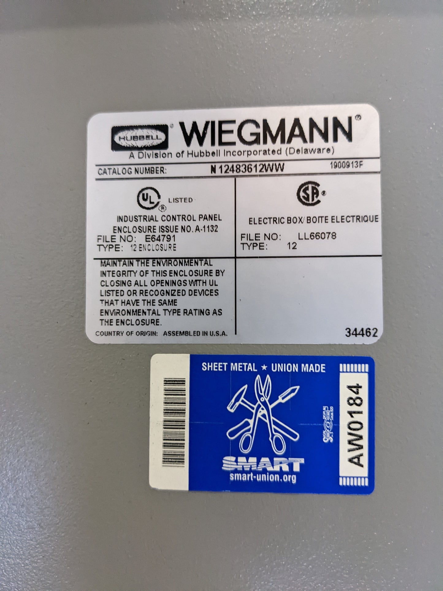 Wiegmann N12483612 Enclosure *Blemished*