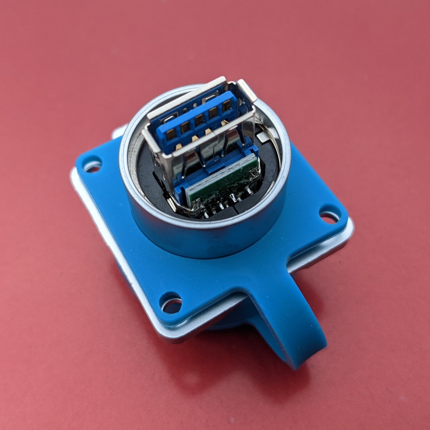 USB 3.0 Panel Pass Connector Female Socket Port Waterproof IP67