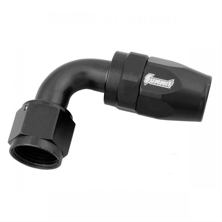 Anodized Aluminum Hose End AN-8 90 Degree