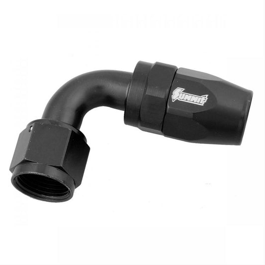 Anodized Aluminum Hose End AN-8 90 Degree