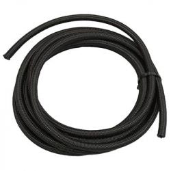 -4 AN Black Nylon Braided Hose