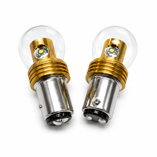 20W Cree Q5 White Car 1157 High Power Turn Signal Led Light Glass Bulb