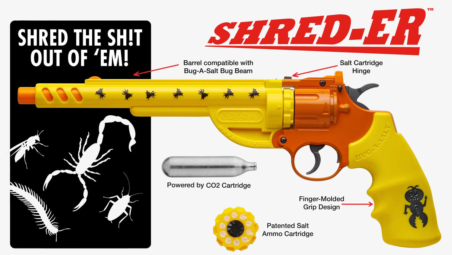 BUG-A-SALT SHRED-ER Starter Kit --- Shred The Sh!t Out of 'Em!