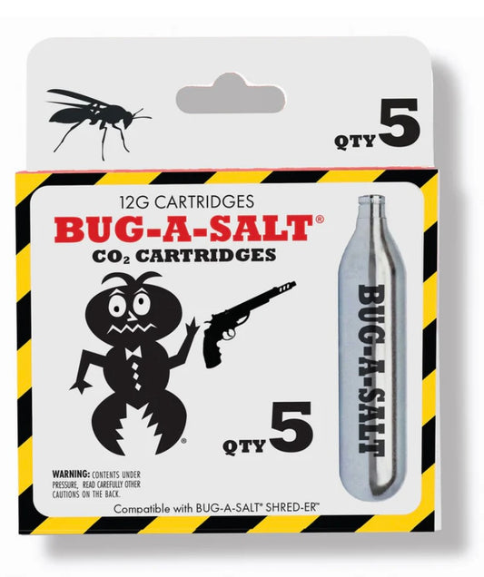 BUG-A-SALT SHRED-ER CO2 CARTRIDGES (5 TOTAL)