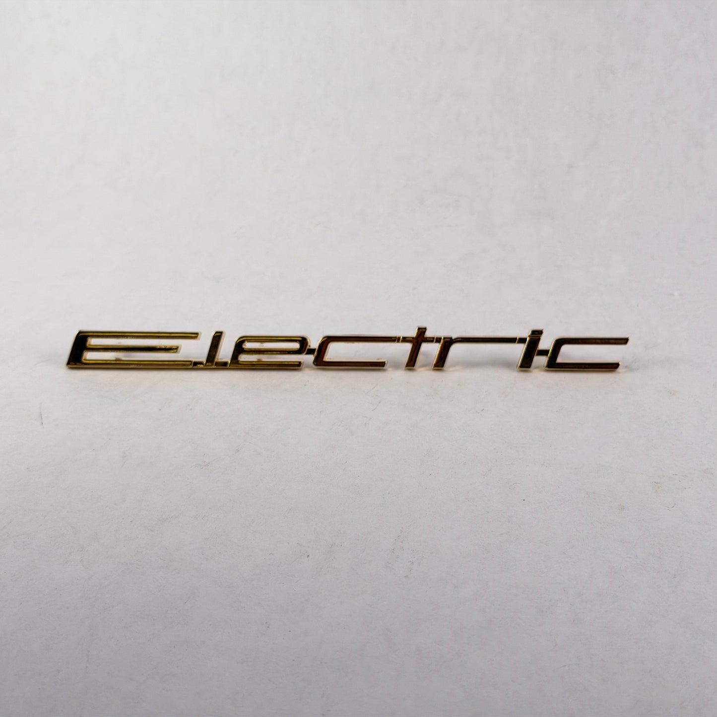 Gold Plated ELECTRIC Emblem