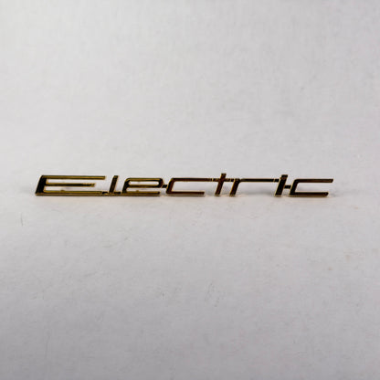 Gold Plated ELECTRIC Emblem