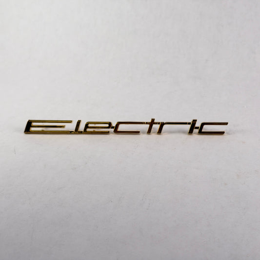 Gold Plated ELECTRIC Emblem