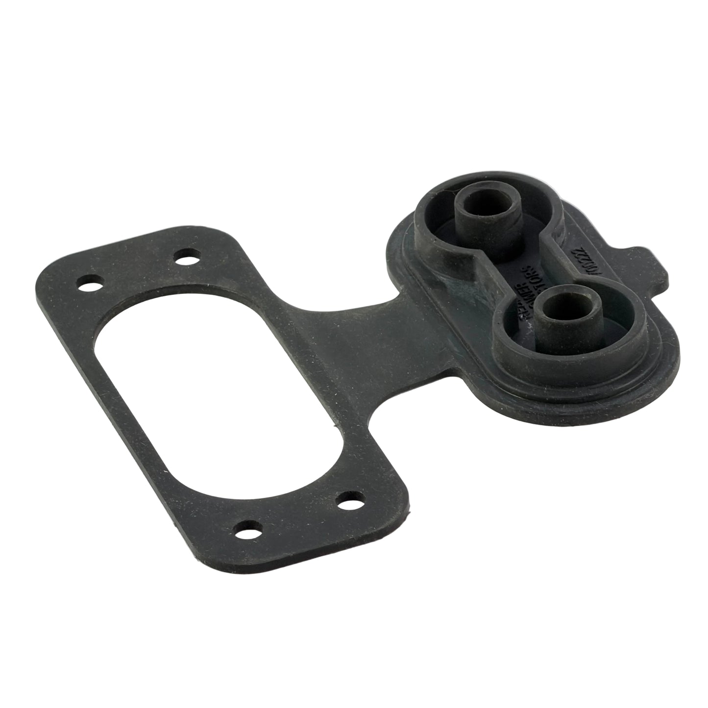 Rebling Gasket with Attached Dust Cover for Style 1 Receptacle, Silicone, Black 700222-1