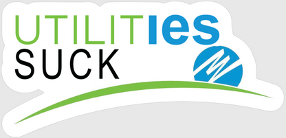 Utilities Suck Sticker -Ameren- -Duke Energy- -Exelon- -PG&E- -Southern Companies- -NEXTera Energy-