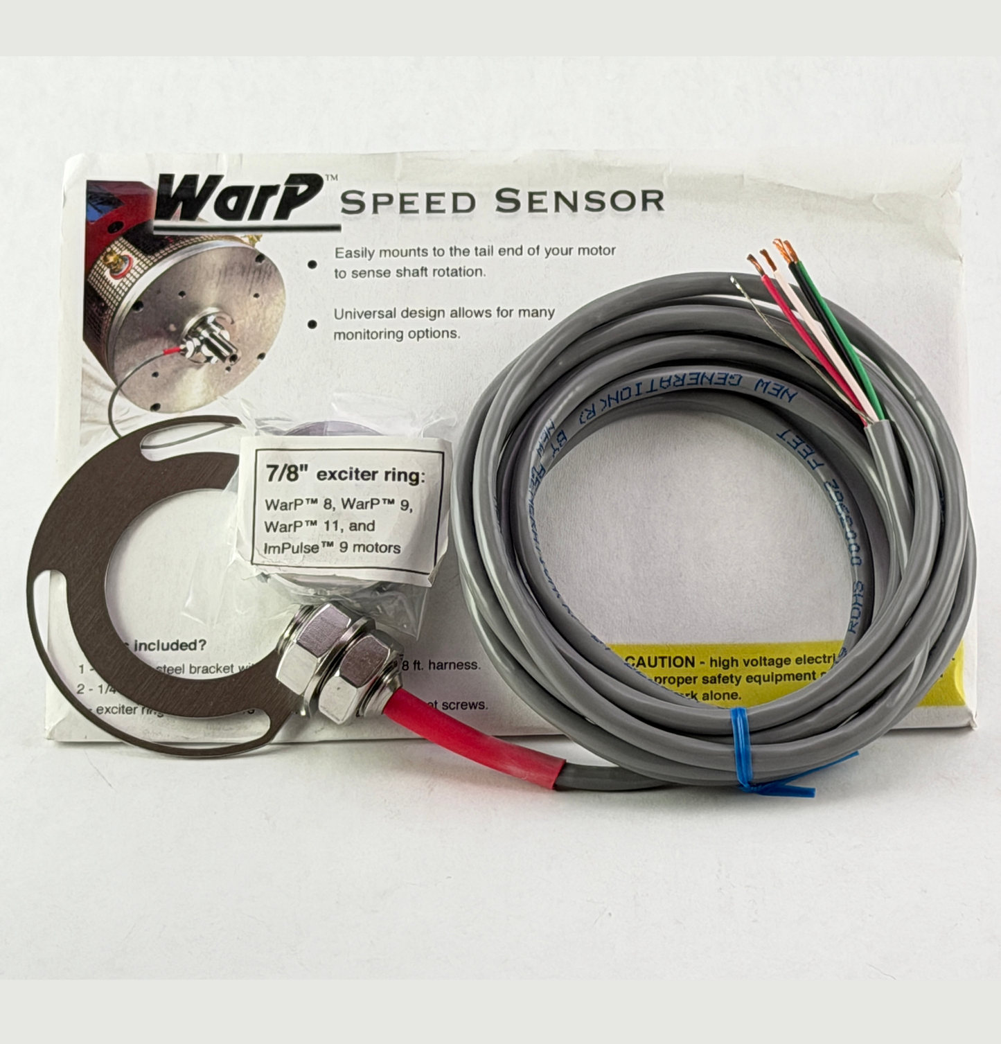 Warp 1 1/8" Shaft Speed Rotation Sensor Kit