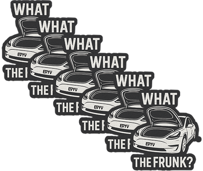 What the Frunk? Stickers 6-Pack