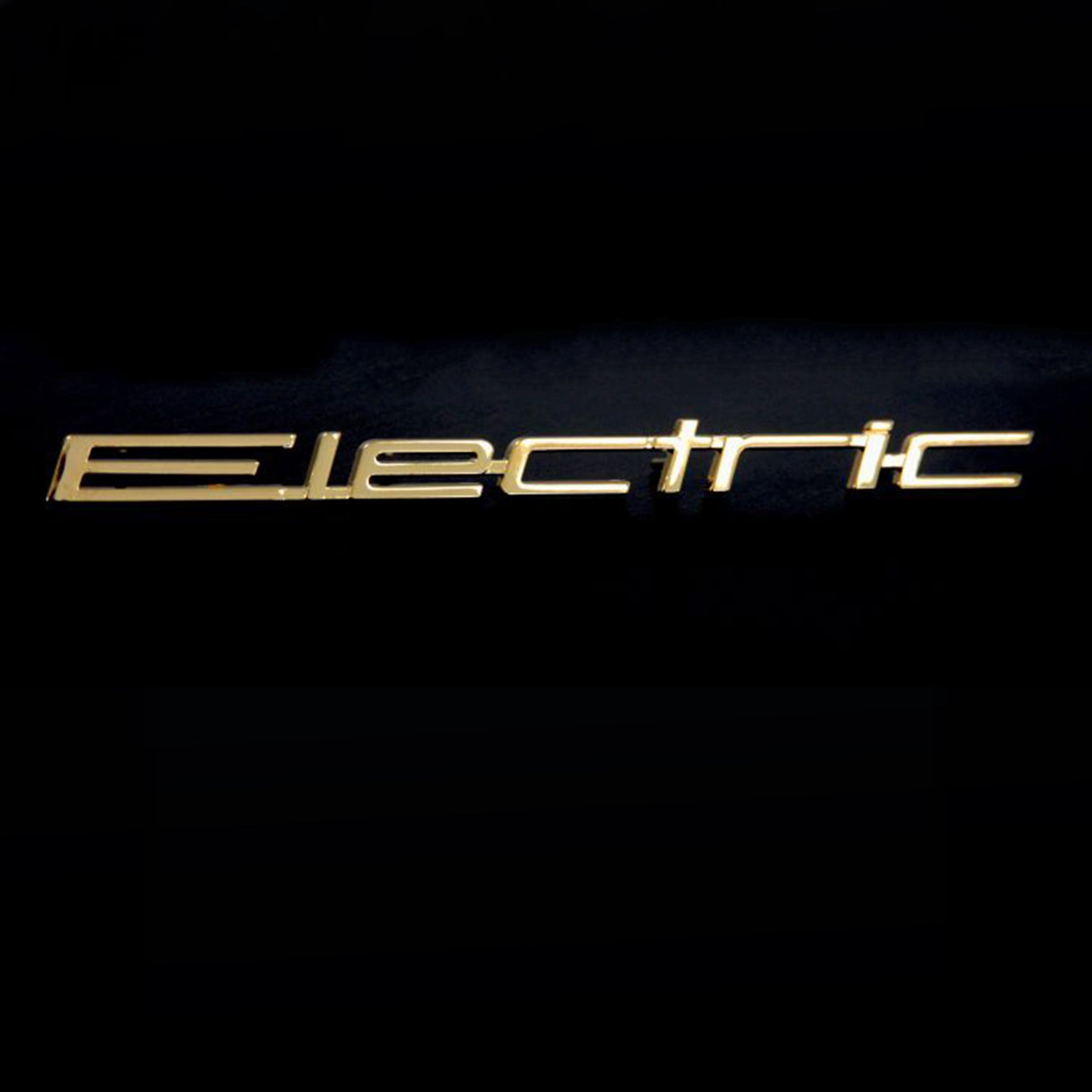 Gold Plated ELECTRIC Emblem