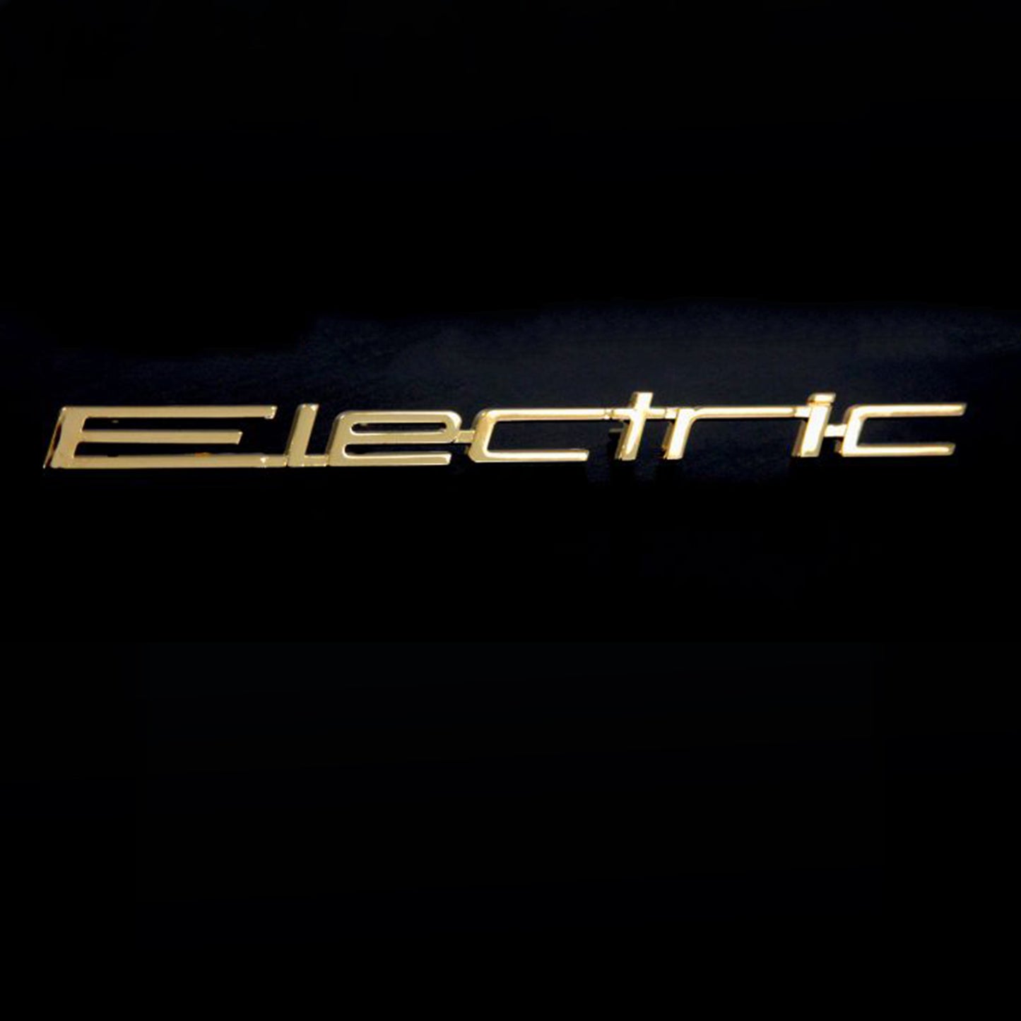 Gold Plated ELECTRIC Emblem