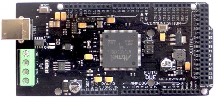 EVTVDue Microcontroller