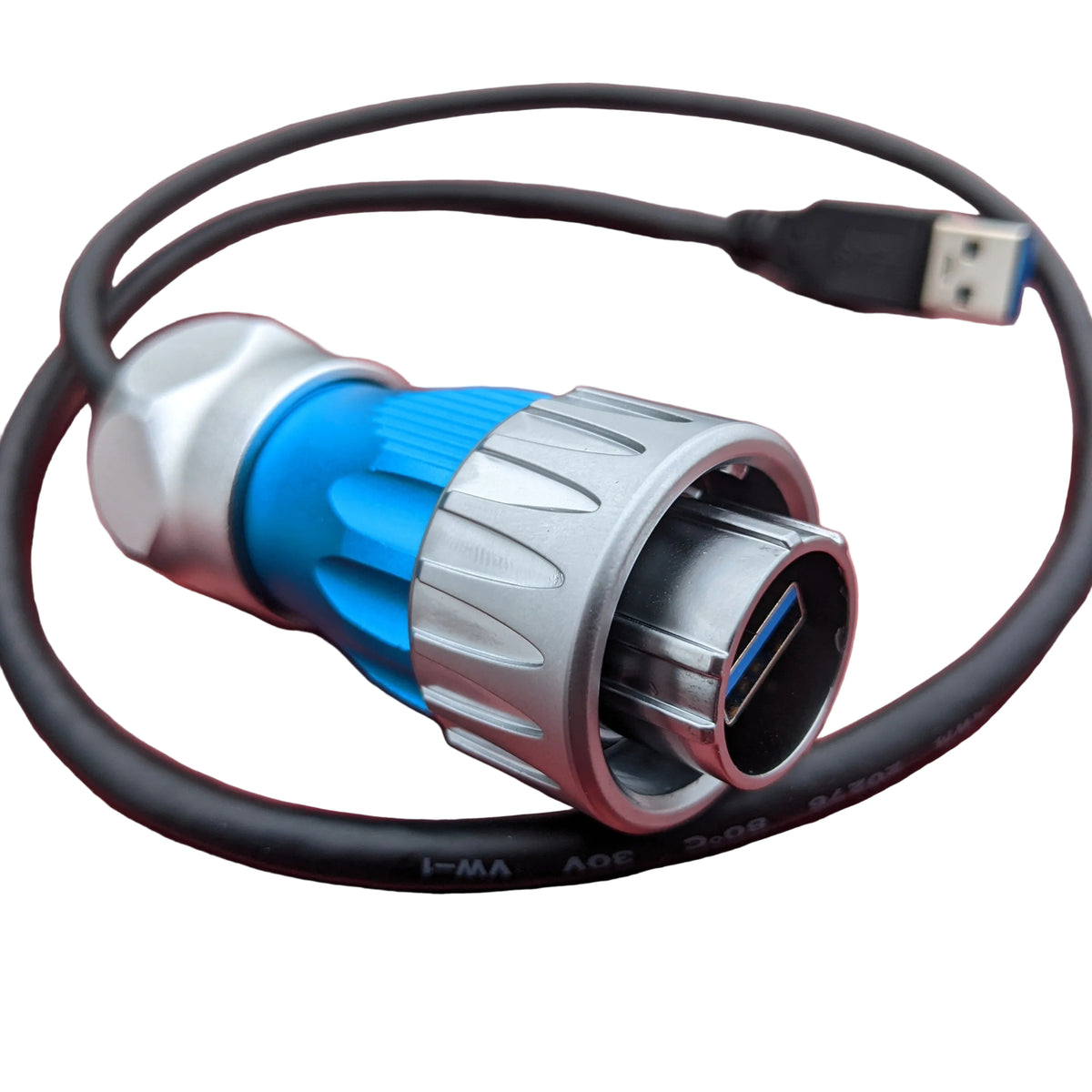Waterproof IP67 USB 3.0 Connector Set – Male Plug & Female Socket With 20" Cable 9 thumbnail image