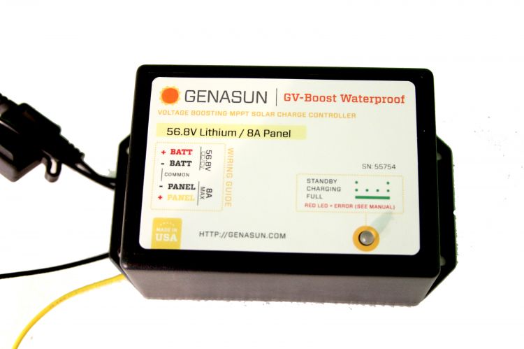 Genasun Waterproof 105-350W 56.8V Lithium  Battery Solar Charge Controller